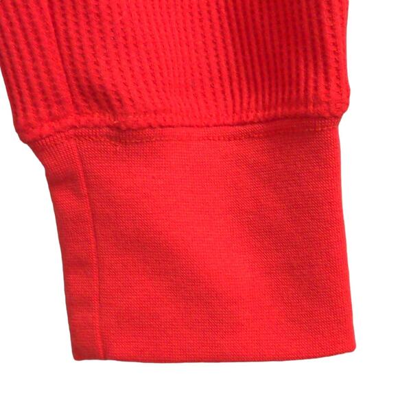 Zyia Active Womens Jogger Pants Red Waffle Knit High Rise Stretch Drawstring M - Picture 6 of 11